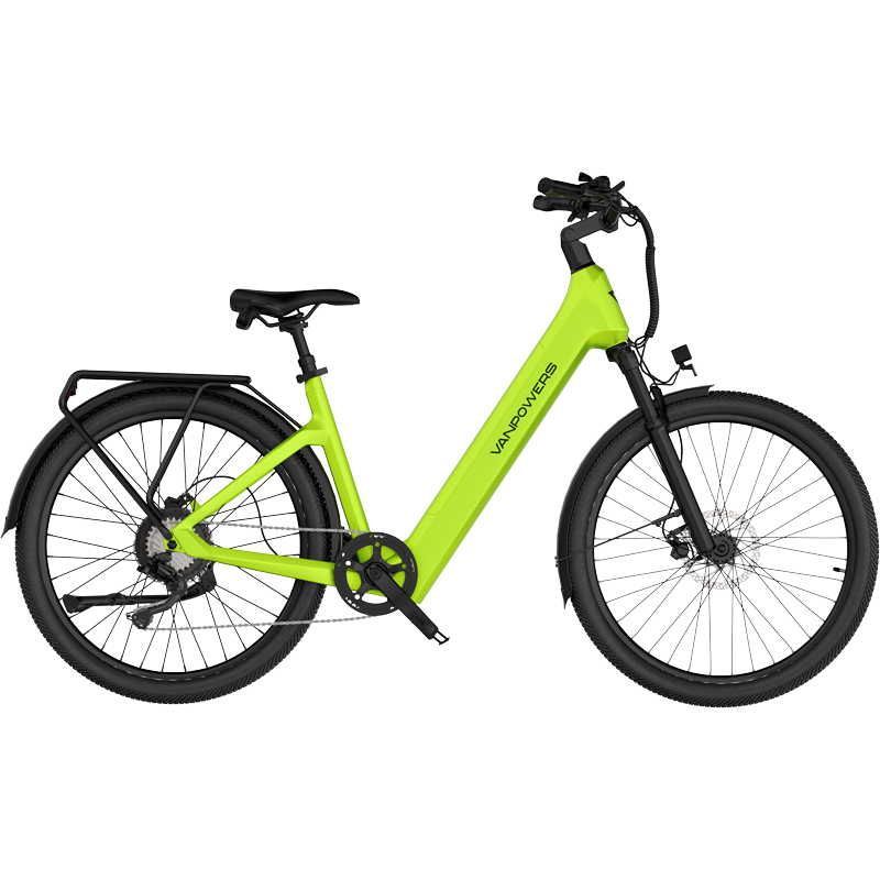 UrbanGlide-Pro features a robust 500W hub motor and an easy-to-use thumb throttle. It comes with a 48V 15Ah, 692Wh battery, providing the Urban Glide Pro a max range of up to 70 miles. Vanpowers offers the option to 